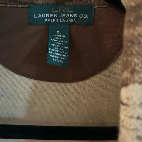 Ralph Lauren Jeans SZ XL Blazer coat wrap jacket WESTERN southwestern cowgirl - Picture 4 of 4